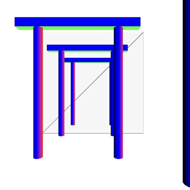 <a href='https://editor.p5js.org/Orzrihh/full/LbHbqNv2v'>Link to Sketch</a><br>Since I was using code that focused on camera control, I set up multiple gates together to form a path for the user to take. This made the sketch feel more like an explorable space.