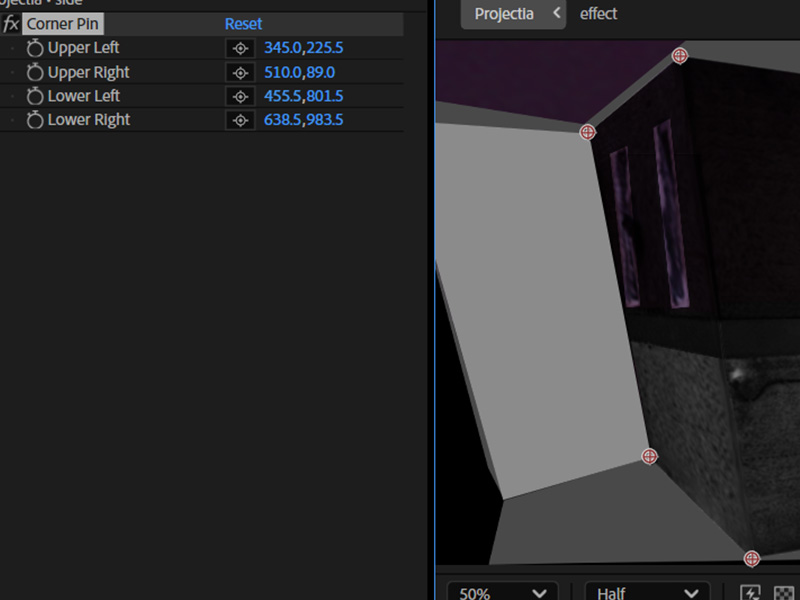 The first projection mapping tutorial was mainly on masking and using the corner pin effect in after effects. I have expirience using this program, so the steps were easy to follow. I've done something similar for a personal piece.