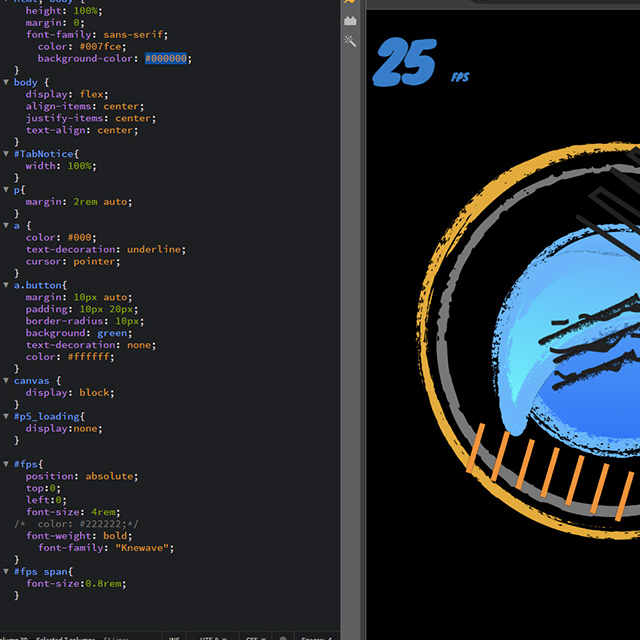 Using the same portrait, I played around the background and color for this design. The black doesn't work for this design since there's a lot of dark gary obejcts, but the yellow and blue ones stand out a lot.