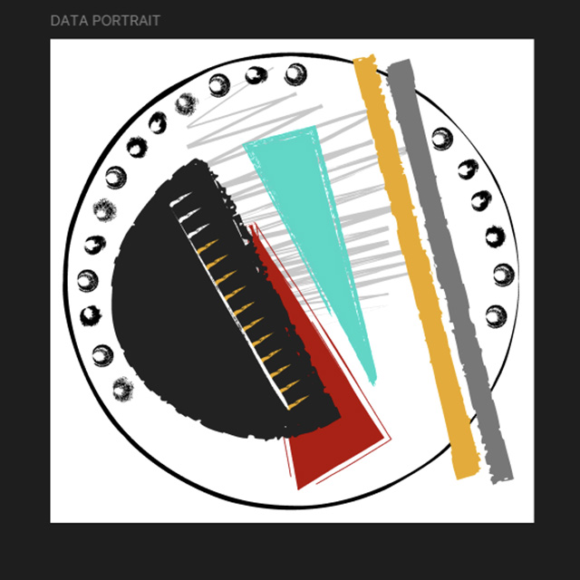 Full composition of a third design. I used the other half of the design elements from the previous design.