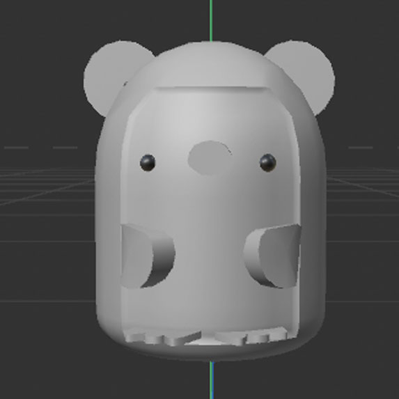 I honestly had a really hard time modeling this since it felt like I couldn't get the overall shape of anything right The wings are pretty dubious since I wasn't editing the cylinder I used as the base well and kind of just tried things untill I got something close enough.