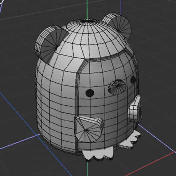 trying to replicate the look of layered cloth was challenging as well. I tried to move polygons manually and bevel areas to get that overlapped look but it ended up being too smooth looking. Duplicating the shape and moving it forward also didn't work